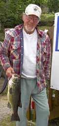 good size bass from Eels Lake