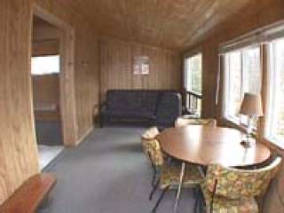 Bayview cottage interior at Eels Lake Cottages and Marina