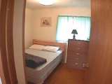 Hilltop bedroom 1 at Eels Lake Cottages and Marina