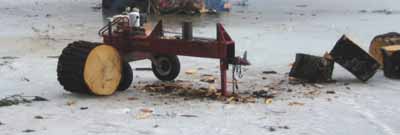 Woodsplitter available