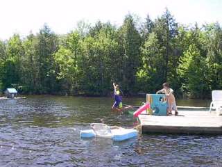 swimming at Eels Lake